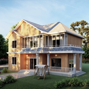 Pembekal Mewah Vila Prefab China, Struktur Keluli Prefab Dijual