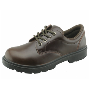 zapatos de seguridad de inyección de PU de cuero de Split