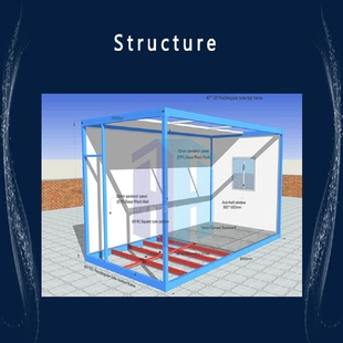 Conteneur Home Hotel Steel Structural Housing Portable Office Dormitory Build