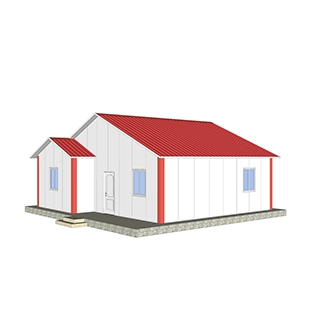 Heya-2B04-A China 2-Zimmer hochwertiges umweltfreundliches Sandwich-Panel-Haus zu verkaufen