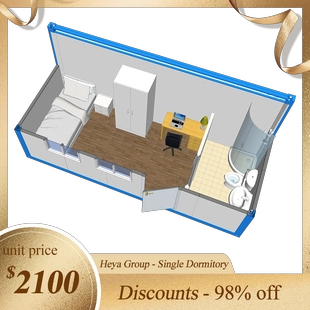 Prefabricated Assembly House Ready Made Container Dormitory
