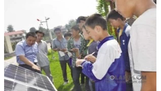 Welfare photovoltaic power plant lit the light of dreams
