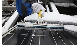 Mal tiempo fotovoltaico sistema de generación de energía conocimiento ciencia