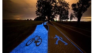 波兰小镇推出太阳能自行车道 - 爱庞德