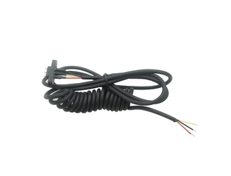 3-poliges magnetisches, federbelastetes Kontakt-Spiral-Tablet-Ladekabel