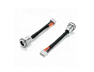 4-Pin Metal LEMO-Compatible Female Connector to PH2.0 4-Pin Terminal Medical Cable