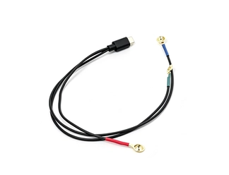 Type-C Male to 10.0mm Gold-Plated EEG/ECG Cup Electrode Cable