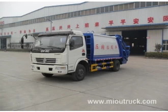 China Cheap price Brand Dongfeng 4x2 120hp Euro3 compactor garbage truck price manufacturer