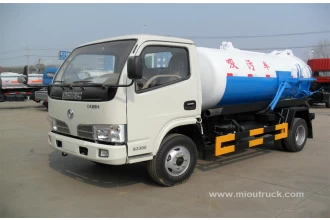 China China Leading Brand  Dongfeng 4x2  tanker vacuum sewage suction truck manufacturer