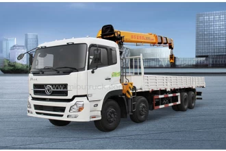 China DONGFENG  8x4 Truck mounted crane for sale manufacturer