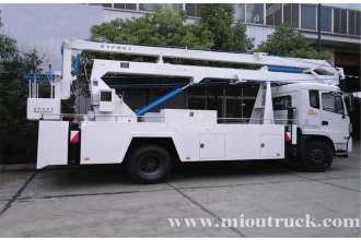 China Dongfeng 145 Series 4x2 Folding Type Aerial Working Platform with Operational Height 22m manufacturer