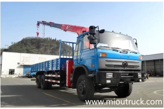 중국 동풍 153 시리즈 245HP 6 × 4 트럭 크레인 DFE5258JSQF 제조업체