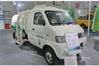 China Dongfeng 34 hp 4X2 pure electric garbage truck manufacturer