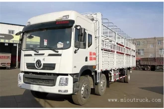 China Dongfeng 6X2 245hp 9.6M Fence Cargo Truck For Sale manufacturer