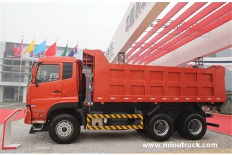 China Dongfeng 6 x 4 dump truk kuasa kuda 340 Dump truk pembekal china untuk dijual pengilang