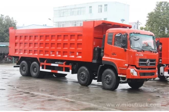 China Dongfeng 8 X 4 350 kuasa kuda Dump truk china pembekal berkualiti pengilang