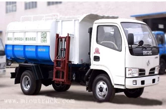 China Dongfeng CLW5071ZZZ4 4*2 3ton Hydraulic Lifter Garbage truck  manufacturer