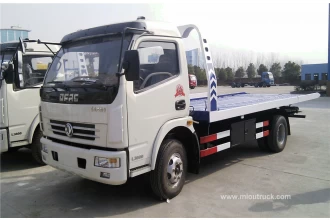 Chine Dongfeng Duolika plateforme route dépanneuse camion pour sauver les voitures brisées des fabricants de porcelaine fabricant