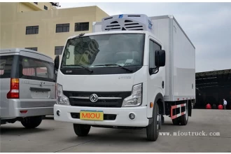 China Dongfeng N300 130 hp 4,09 M taxi van caminhão frigorífico fabricante