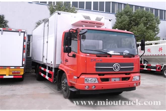 China Dongfeng Tianjin 4x2 35m³ 10ton Peti sejuk Truck DFL5160XLCBX18A pengilang