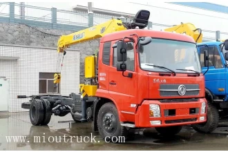 중국 동풍 천진 SYM5161JSQD 190HP 4 * 2 크레인 트럭 제조업체