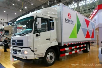 China Dongfeng commercial  Tianjin 180hp 4x2 box van truck (DFL5120XXYB2) manufacturer