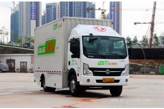 Tsina Dongfeng electric 82hp Single hilera Van truck Manufacturer