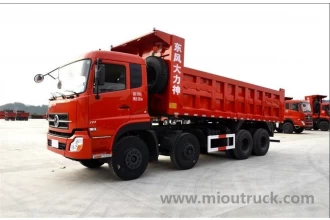 China Dump pembekal trak china Dongfeng trak 8 * 4 pembuangan bagi pembekal china dengan harga yang rendah pengilang