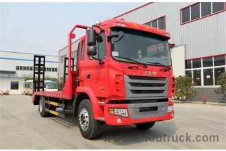 China Flat Bed vehicles , JAC heavy type Flat-bed transportation truck manufacturer