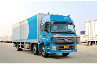 中国 热卖 245马力 6 * 2 9.5 M 厢式运输车 制造商
