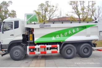 China Panas jualan DFH5258ZLJAX6C Dump truk 340hp Dongfeng Tianlong 6 x 4 pengilang