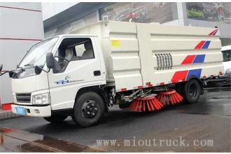 China JMC 4x2 chassi de caminhão varredor de rua, caminhão varredor móvel avançado à venda quente fabricante