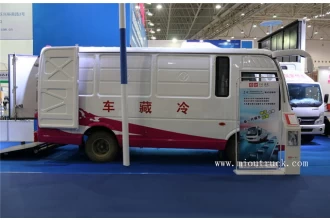 China Lori kargo mini penyimpanan sejuk dalam peti sejuk lori untuk dijual pengilang