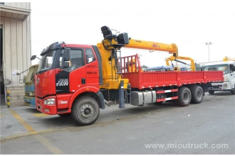 Tsina New 6 x 4 China Faw truck mounted crane supplier and sell good quality Manufacturer