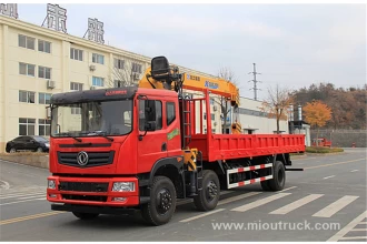 중국 새로운 상태 덤프 트럭 유압 크레인 트럭 6 x 2 트럭 크레인 판매 제조업체