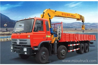 China SANY canre 8*4  Derrick truck Dongfeng lorry crane manufacturer