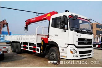 China Sany 10Ton crane with dump truck manufacturer