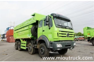China O caminhão Beiben 8X4 pesados ​​camião basculante de despejo de tombamento amplamente utilizado fabricante