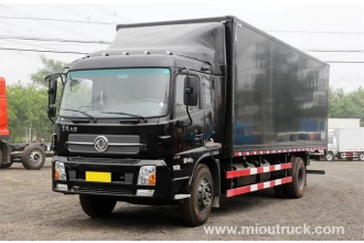 Tsina chinese hot sale 4x2   210hp euro4 van box truck carrier vehicle Manufacturer