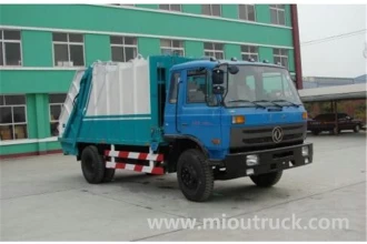 China Dongfeng 4*2 160hp  garbage truck for sale manufacturer