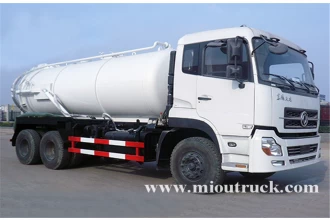 China dongfeng kinland 6x4 drive type 16m³ volume capacity sewage suction truck for sale manufacturer