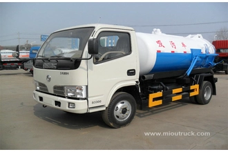 China China Leading Brand  Dongfeng 4x2  tanker vacuum sewage suction truck pengilang