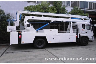 Chine Dongfeng 145 Series Type Plate-forme de travail aérienne 4x2 pliant avec Hauteur opérationnelle 22m fabricant