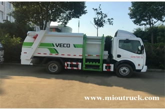 ประเทศจีน Dongfeng 4x2 6 m³ Dump Type Garbage Truck ผู้ผลิต