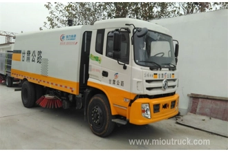 China Euro 3 Pelepasan standard Dongfeng 4 * 2 jalan trak menyapu 210 kuasa kuda untuk dijual pengilang