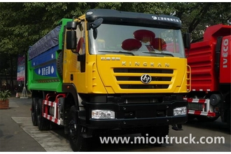 ประเทศจีน 6x4 336hp รถบรรทุกขยะ Dumper Hongyan สำหรับขาย ผู้ผลิต