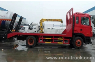 China JAC 4x2 trak katil rendah untuk mengangkut penggali pengilang