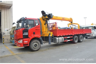 Tsina New 6 x 4 China Faw truck mounted crane supplier and sell good quality Manufacturer