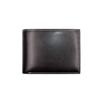 China Fornecedor de carteira-carteira de couro de whosale-couro de carteira de homem negro fabricante