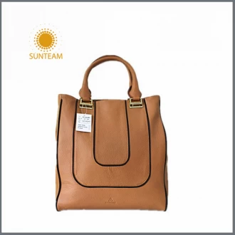 China Fashion leather handbag manufacturer, Genuine leather Women Handbag supplier,Bangladesh  leather lady bags factory manufacturer